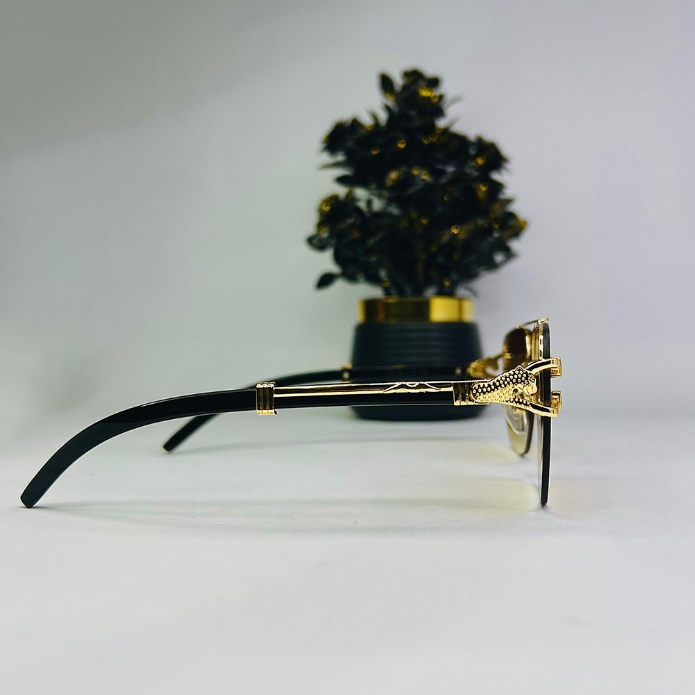 Golden Gradient Dragon Sunglasses