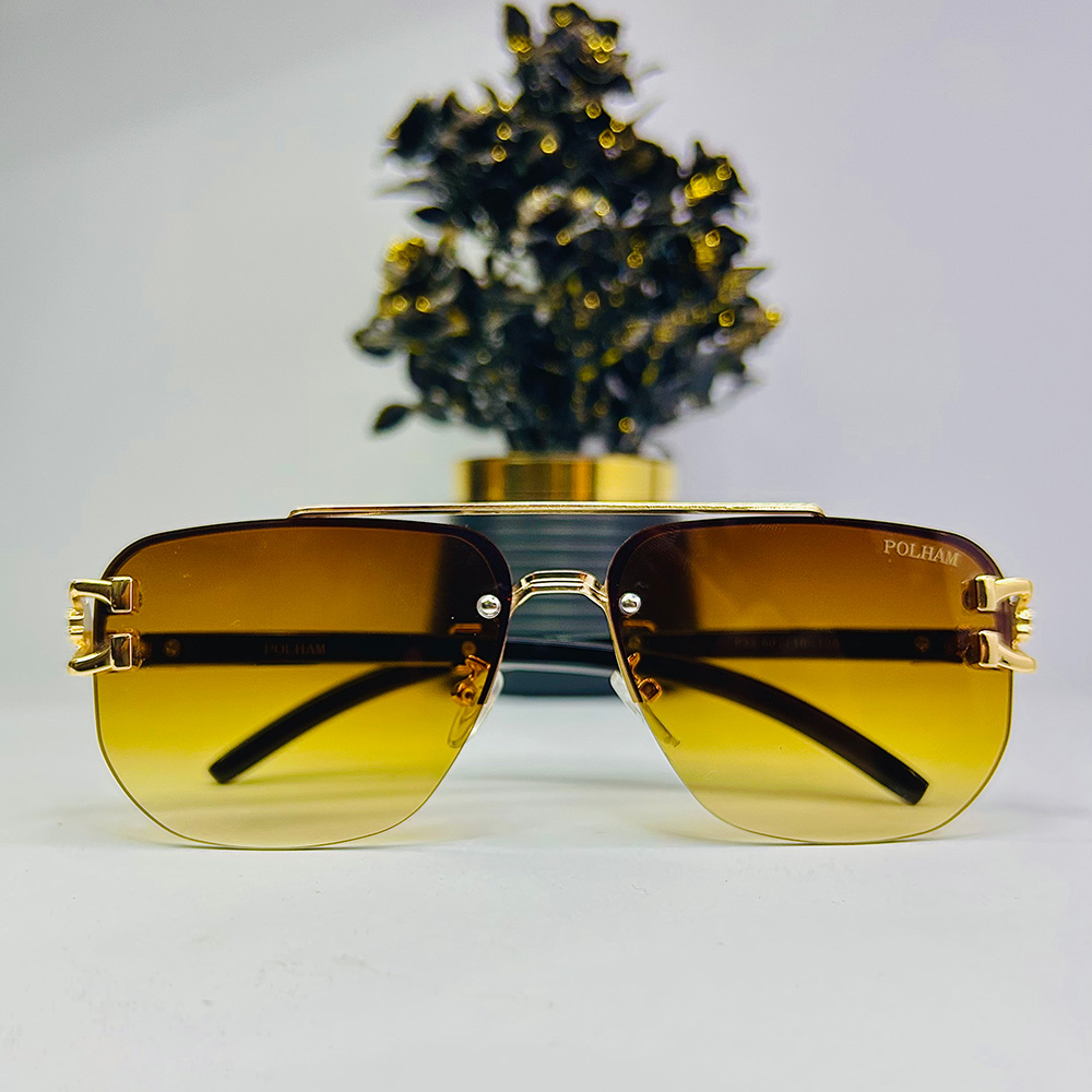 Golden Gradient Dragon Sunglasses